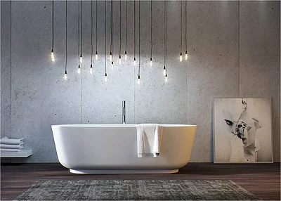Eine freistehende Badewanne wie das Modell MAGGIA von VALLONE gehört für Viele zum individuellen Traumbad (Foto: VALLONE GmbH)