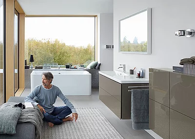 Die neue Bad-Komplettserie P3 Comforts wirkt ästhetisch beruhigend mit einer sportlich-jugendlichen Ausstrahlung. (Foto: DURAVIT Aktiengesellschaft)