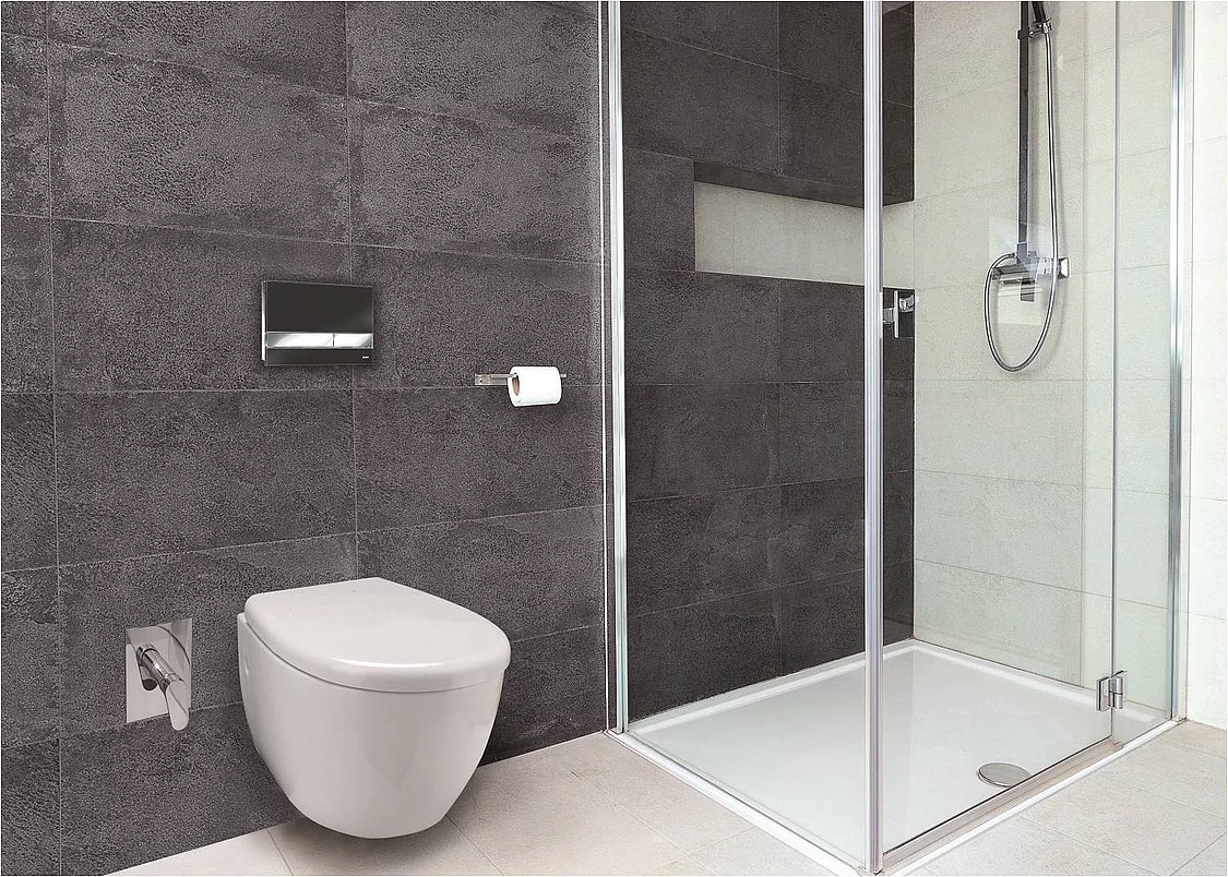 Neue Design-Betätigungsplatten von JOMO für Bad und WC
