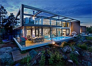 3. Platz: Custom Home 2 von Polar Life Haus Stimmenanteil: 18,2 % Bausatzhaus in massiver Holzblockbauweise, ca. 400 m2 Wohnfläche Preis: ca. 420.100 Euro (Foto: Polar Life Haus / planet c)