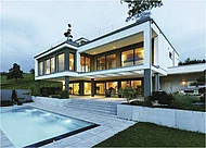 1. Platz: "Kundenhaus Mercanti" von WeberHaus mit Stimmenanteil: 35,1 %; Preis ab 300.000 Euro (Foto: WeberHaus / planet c)